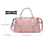 HYC00 Travel Duffel Bag,Carry-on Overnight Weekender Bags for Women,Sports Tote Gym Bag with Wet Pocket - Image 4