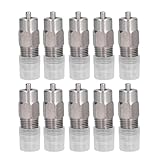 10 Stück Automatische Trinknippel Für Hühner, Edelstahl-Tränken, Schraub-Wassertrinker Für Geflügel, Hühner, Enten, Geflügel, Hühner, Wassertrinker