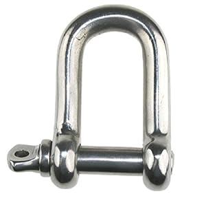 ARBO-INOX D-Schäkel Edelstahl A4 5mm