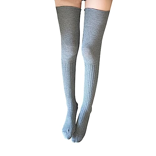 Thigh High Socks for Women Winter Over Knee Boot Stockings Extra Long Socks Knit Leg Warmers