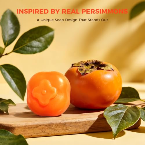 Image of Persimmon Soap for Body Odor, 2 Bars x 105g