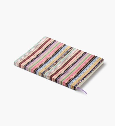 Carnet de notes ligné format 21,6 x 15,9 cm avec ruban marque-page gros-grain