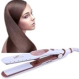 HS Onsing Plancha de pelo con vapor profesional, calentamiento rápido