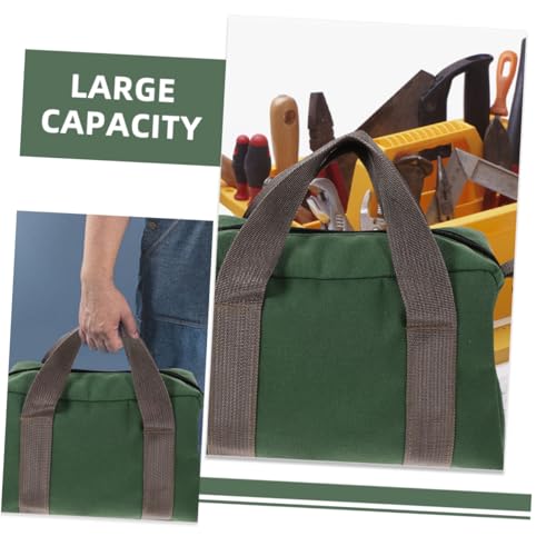 Angoily 3pcs Canvas Electrician Tool Bag Large Capacity Tool Organizer for Daily Use and Car Storage Pouch for - Image 9