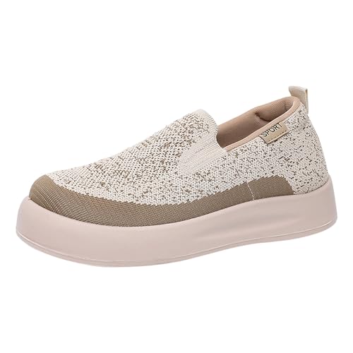Mocassins sportifs et légers avec semelle épaisse amortissante en maille