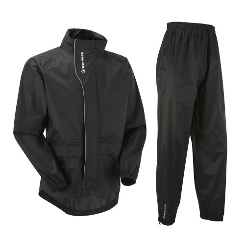 Tenn Unisex Active Cycling Jacket & Trouser Set - Black - Sml / 16