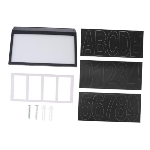 Applique murale solaire et outil éclairage LED extérieure pour numéros de maison Lurrose