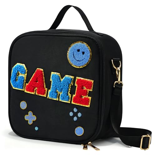 HAWEEK Insulated Kids Lunch Bag for School Bento Box Boys Girls,black