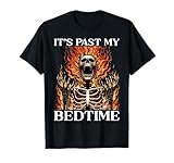 Tired Sarcastic Skeleton Flames Sarcasm Dark Humor