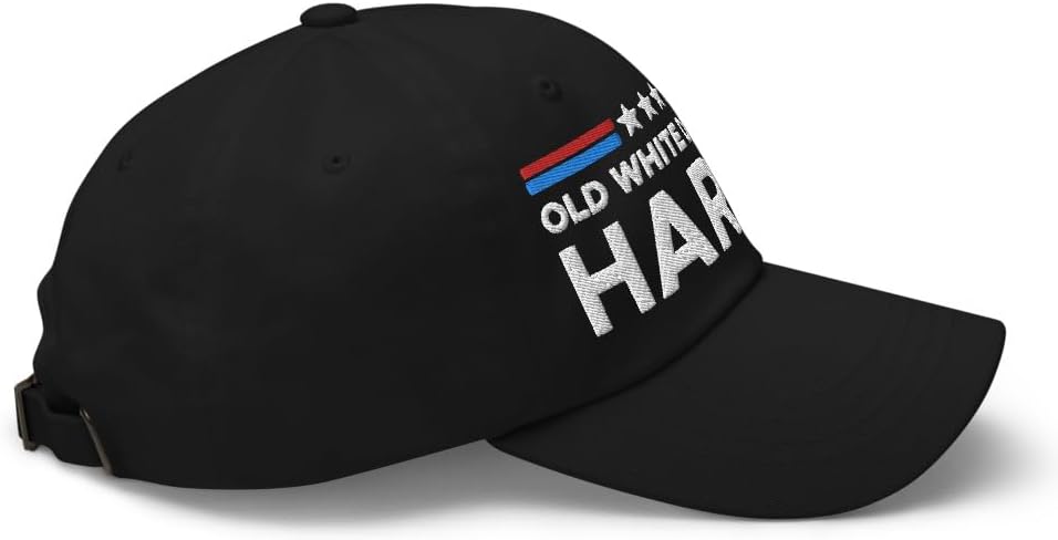 Hogue WS LLC Old White Dudes for Harris Hat (Embroidered Dad Cap) Kamala Harris Supporter