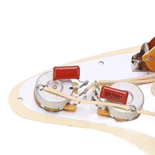 Pickguard précâblé Pickguard pour guitare Pickguard précâblé 3 kit de jeu à simple bobinage Accessoire pour instrument… - Les Beatles, Paul McCartney, John Lennon, RIngo Starr, George Harrison Pickguard précâblé Pickguard pour guitare Pickguard précâblé 3 kit de jeu à simple bobinage Accessoire pour instrument… – Image 7