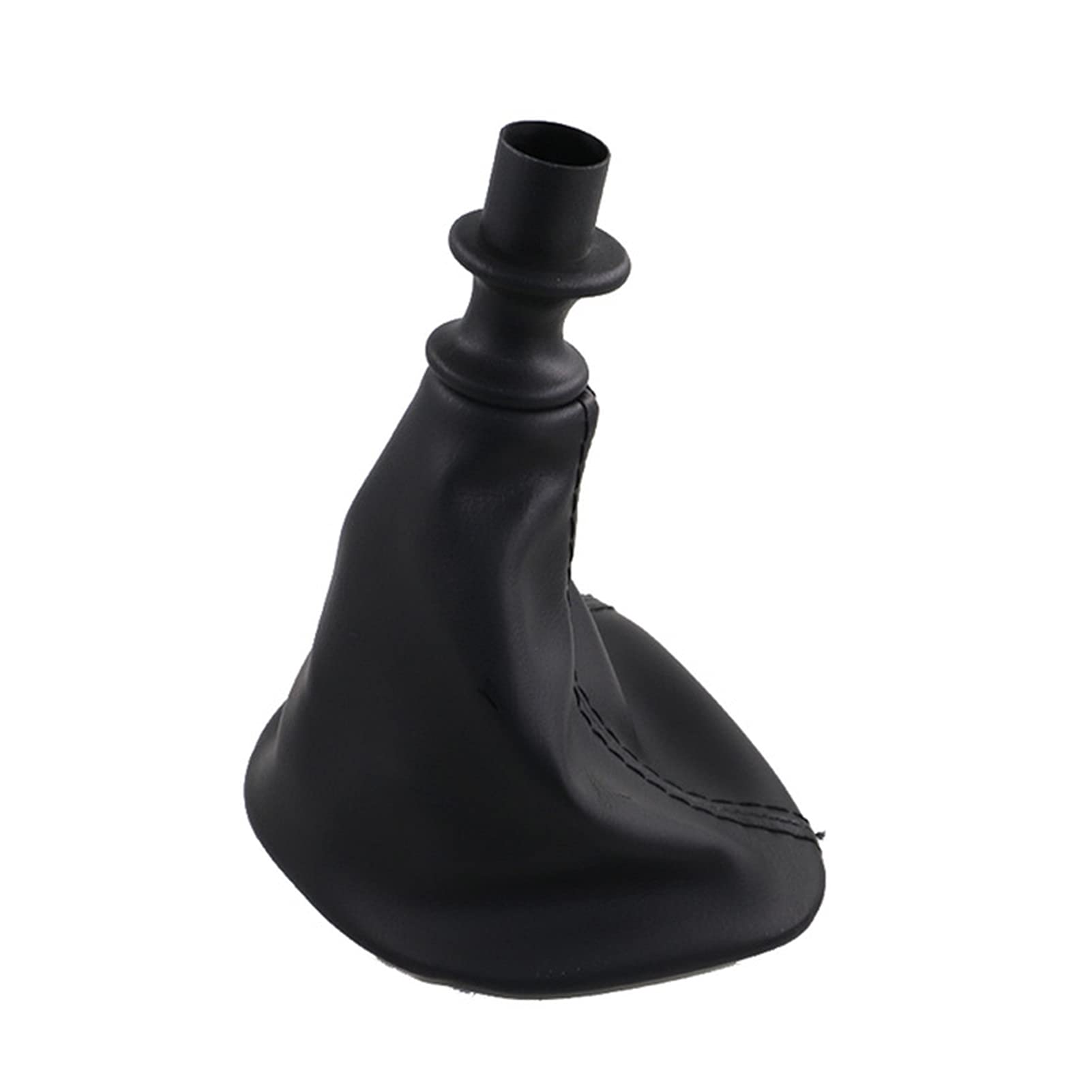 Gear Shift Knob 6 Speed Manual Black Leather Shift Gear Knob Lever Gaitor Boot Cover, For B-ENZ W639 VITO 2003-2010