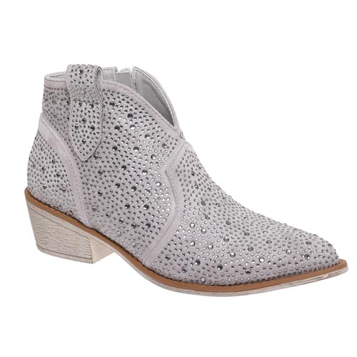 Pierre Dumas Kids Girls Rhinestone Western Cowboy Booties