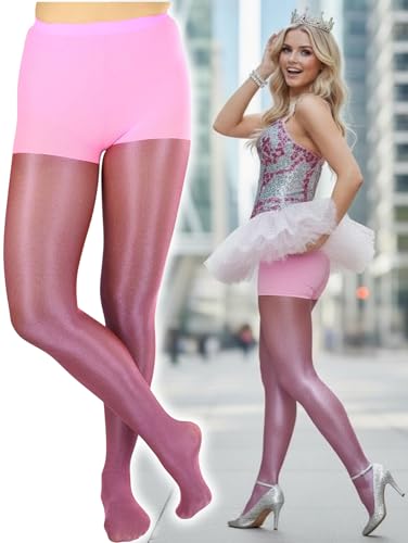 Image of ToBeInStyle Women's Shine & Shimmer Metallic Pantyhose Opaque Lurex Tights
