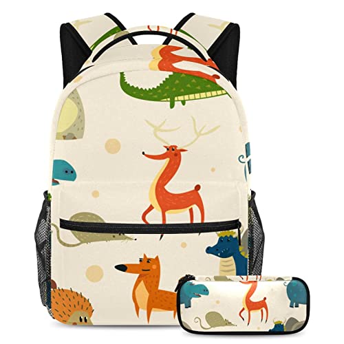 Sac à dos ordinateur léger caricature cactus alpaga pour femmes hommes