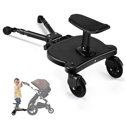 ENERHUB Buggy Board mit Sitz, Buggy Board für alle Kinderwagen,...