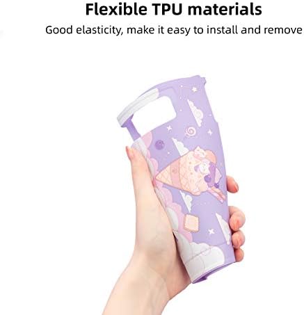 GeekShare Protective Case for Nintendo Switch, Soft TPU Slim Case Cover Compatible with Nintendo Switch Console and Joy-Con (Ice Cream Cat) [video game]