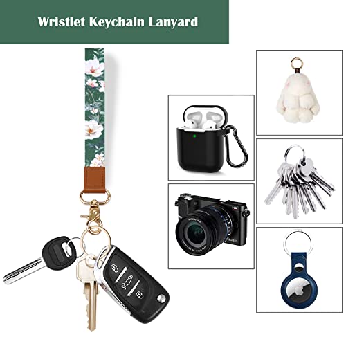 Slim Front Pocket Wallet RFID ID Card Holder Cute Small Wallet with Keychian for Women3