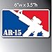 StickerJOE AR-15 Major League Pro Gun Bumper Sticker 6