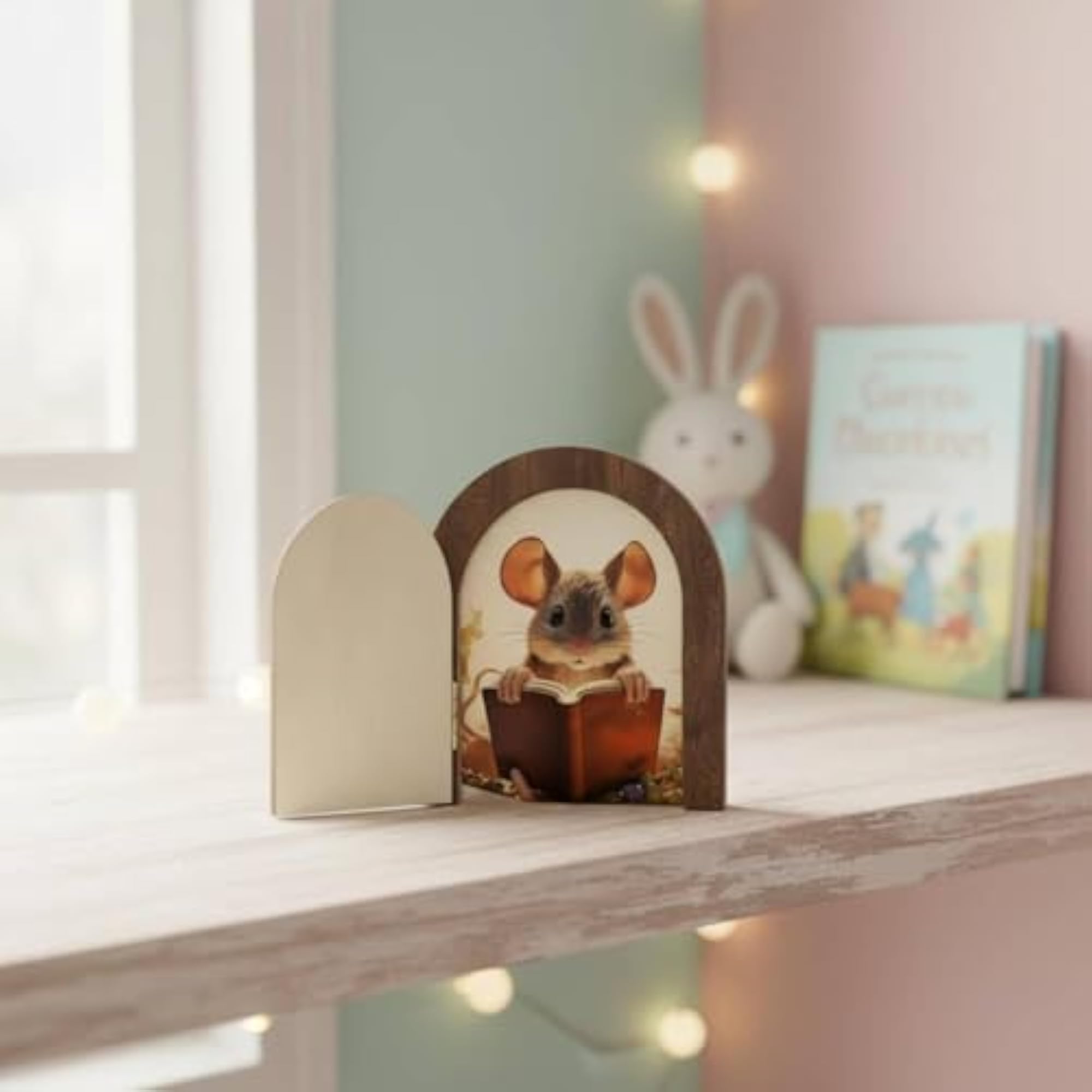 Door Wall Decal 3D Hole Sticker, Creative Gift for Kids
