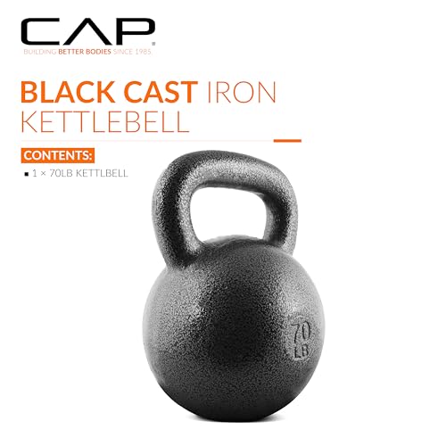Image of CAP Barbell Cast Iron Kettlebell - Singles and Sets, Multiple Weight Choices