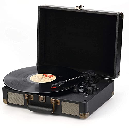 RHANA Tourne-Disque Vinyle, phonographe Portable, Lecteur de disques rétro, Lecteur de Vinyle avec intégré (Lecteur de… - Les Beatles, Paul McCartney, John Lennon, RIngo Starr, George Harrison RHANA Tourne-Disque Vinyle, phonographe Portable, Lecteur de disques rétro, Lecteur de Vinyle avec intégré (Lecteur de…