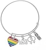 Infinity Collection Love Wins Bracelet, LGBT Bracelet- Lesbian Pride Jewelry, Rainbow Pride Bracelet & Perfect Lesbian Gifts