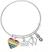 Infinity Collection Love Wins Bracelet, LGBT Bracelet- Lesbian Pride Jewelry, Rainbow Pride Bracelet & Perfect Lesbian Gifts
