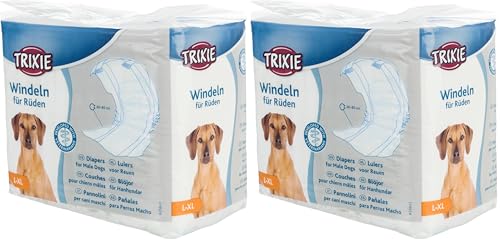 Windeln für Rüden, L–XL: 60–80 cm, 12 St. (Packung mit 2)