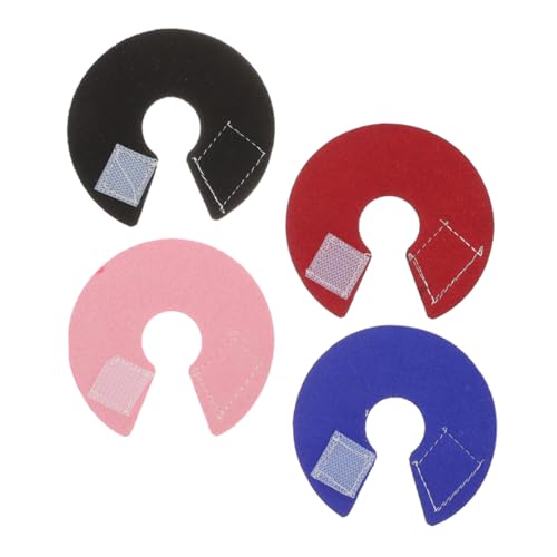 HANABASS Parrot Recovery Cones 4pcs Collars Soft Lining Parrot Cone Collar Neck Plucking