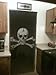 ABeadedCurtain 125 String Pirate Flag Jolly Roger Beaded Curtain Handmade with 4000 Beads (+Hanging Hardware) 38% More Strands and Beads