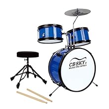 Let your little musician practice their drumming with the CB SKY junior drum set. Perfect for little ones, this 5-piece drum set with all the essentials will teach your kid about rhythm, small muscle control and coordination. 5-piece drum set includi...
