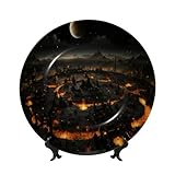 Options de placement polyvalentes : qu'elles soient utilisées comme assiettes décoratives pour une présentation, une fête, une table ou même une suspension murale, ces pièces polyvalentes peuvent être placées dans différents domaines tels que les salles d'étude, les bureaux et les entrées, ajoutant une touche d'élégance