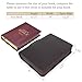 Polare Full Grain Leather Bible Case Book Protective Holder Bible Cover Church Bag Christian Religious Carrying Organizer Portfolio for Men