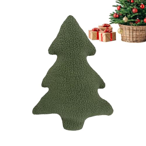 Dekokissen in Weihnachtsbaumform,Kissen in Weihnachtsbaumform -...