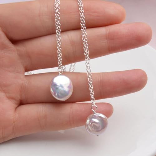 Neckin de perle en eau fraîche 12-13 mm pour look chic - 4