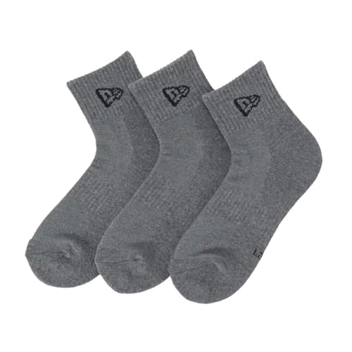 [ニューエラ] 靴下 アンクル 3ペア チャコールグレー 25-27cm SOCKS ANKLE 3PAIRS CHAの商品画像（Amazon）
