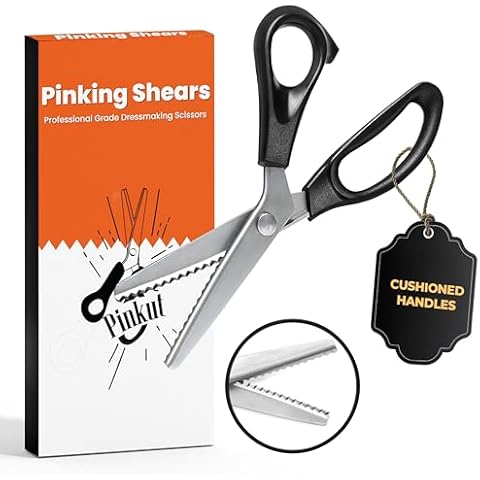 Pinkut Pinking Shears for Easy Fabric Cutting Cover