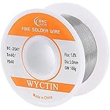 WYCTIN 2047 1.0mm 100g 60/40 Active Solder Wire With Resin Core for DIY Soldering Work