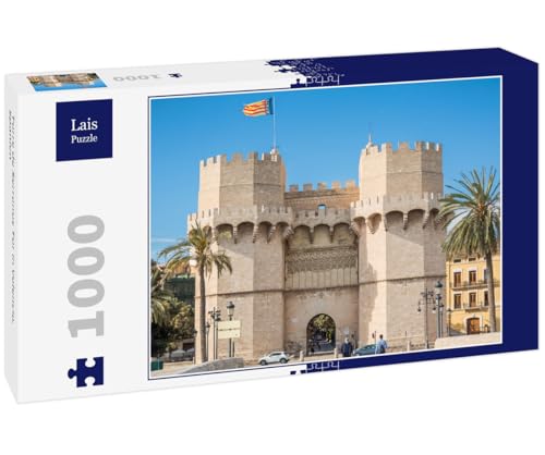 Puzzle de 1000 piezas de la Puerta de Serranos en Valencia, España por Lais Puzzle
