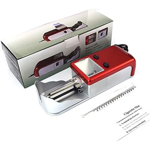 EXUVIATE Cigarettes Stuffing Machinefunctional Electric Automatic Cigarette Rolling Machine Tobacco Injector Maker RollerHSGAV Cover