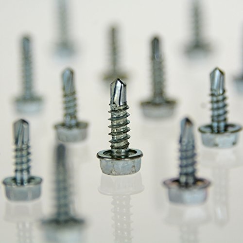 Tornillos autoperforantes cabeza hexagonal 200 pcs miniatura 7