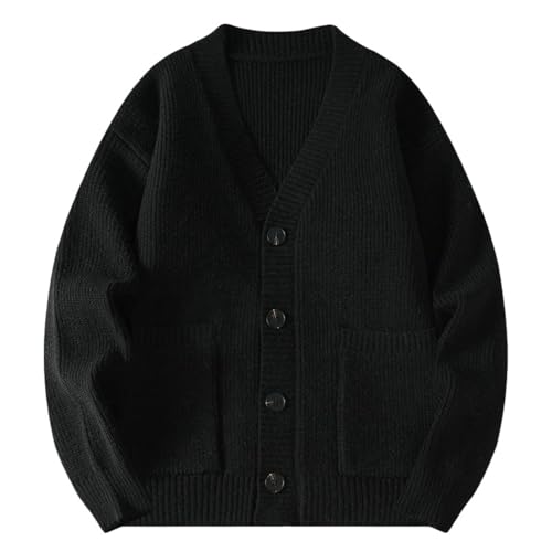 Pull en tricot chaud col en V homme manches longues pour éviter le froid hivernal