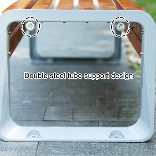 Banc de jardin extérieur résistant aux intempéries pour espace vert - 6