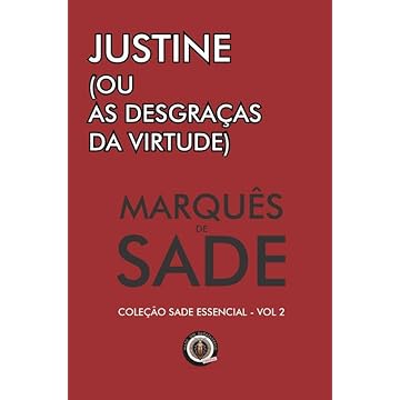 Capa do livro Justine: ou As Desgraças da Virtude