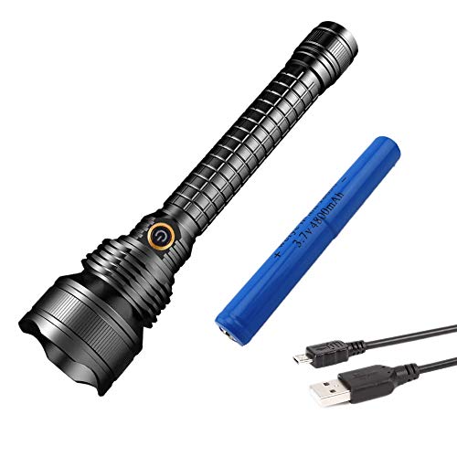 WINDFIRE Lampada Torcia LED ad alta potenza, 20000...