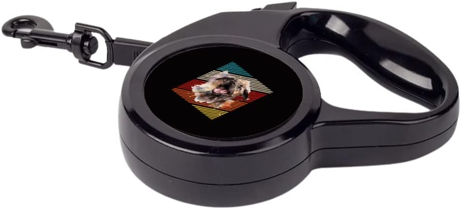 Dog Print Retractable Pet Leash - Watercolor Leash - Art Dog Leash - 197 inches