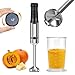 Stabmixer 1200W, Leistungsstarker Pürierstab aus Edelstahl mit 12 Geschwindigkeitsstufen & Turbofunktion – Ideal für heiße Suppen, Soße & Smoothie Maker, Platzsparend & spülmaschinenfest