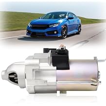 Starter Motor Replacement Compatible with 2006-2011 Civic 2.0L, 2006-2012 Honda Accord 2.4L, 2007-2008 Odyssey Acura, 2007-2011 CR-V Element,31200R40A01 31200R41L01 336-2059 SMU0428 SMU0498 410-54107
