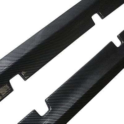 NINTE Side Skirts for 2020 2021 2022 Dodge Charger Widebody Rocker Panel Extension Lip Matte Black Body Kits